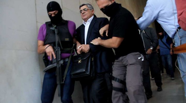 28.09.2013 – POLICE HQ: ARREST OF GOLDEN DAWN LEADERS
