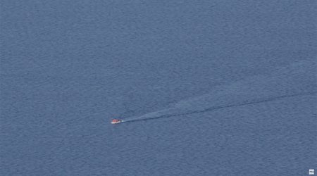 Refugee boat reaches Greece