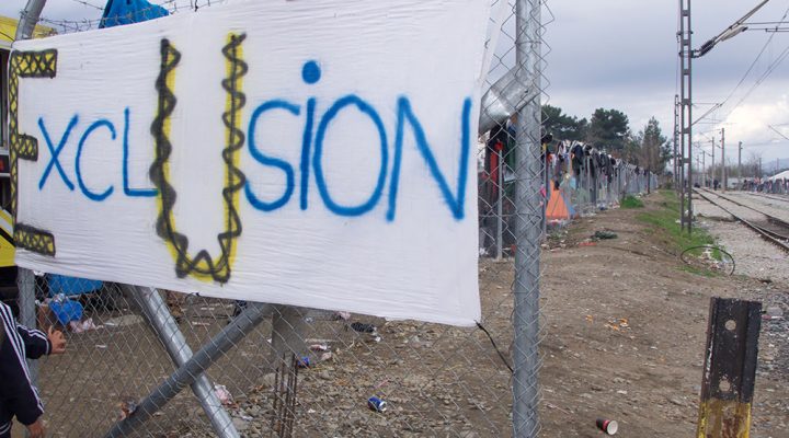 Idomeni makeshift refugee camp